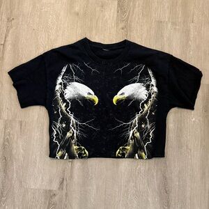 Black Graphic Kids T-Shirt